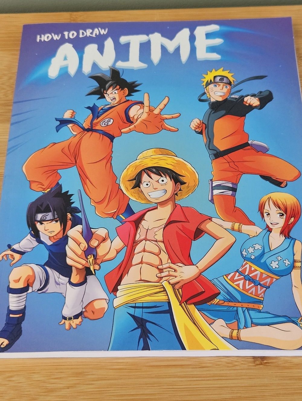 How to Draw Anime Book - Bright Blue & Orange Cover